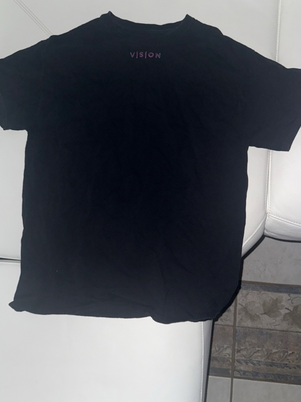 Vision Logo Black T-Shirt